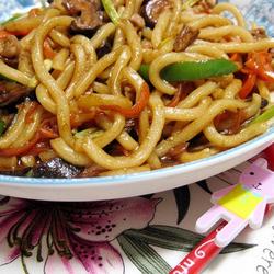 什锦炒乌冬面的做法[图]