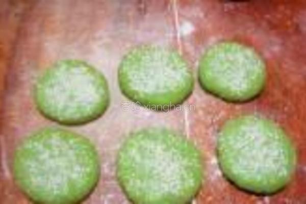菠菜芝麻小饼的做法图解6