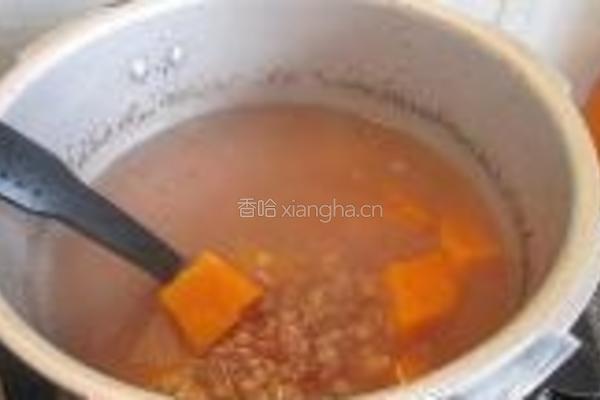 红米番薯小麦粥的做法图解8
