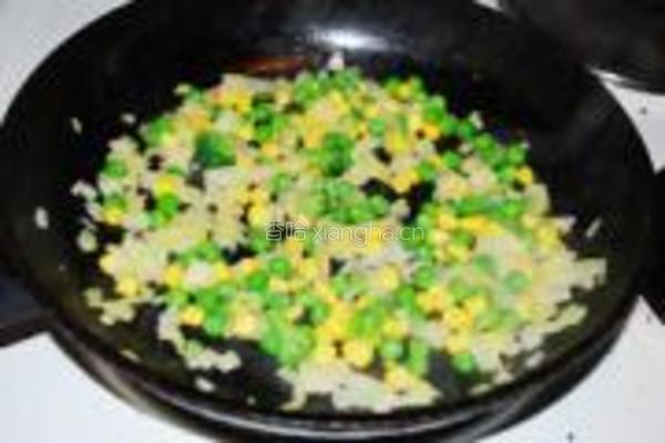 米饭鸡蛋煎饼的做法图解6