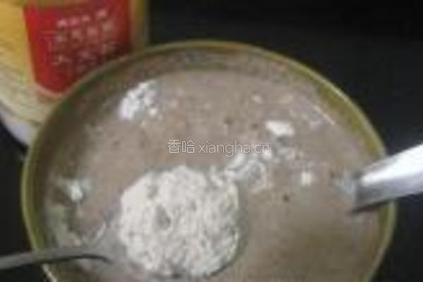 黑豆渣大麦粉蛋饼的做法图解2