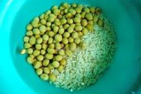 米香紫薯豆浆的做法图解2