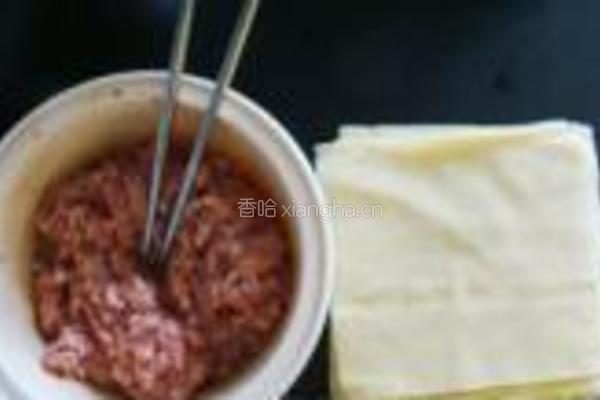 百叶包煮粥的做法图解1