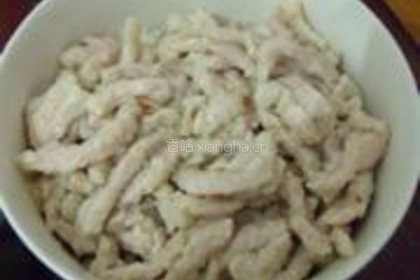 雪菜肉丝煎蛋面的做法图解1