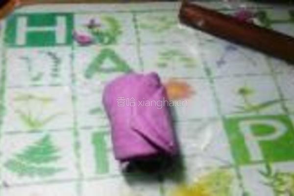 紫薯花包的做法图解7