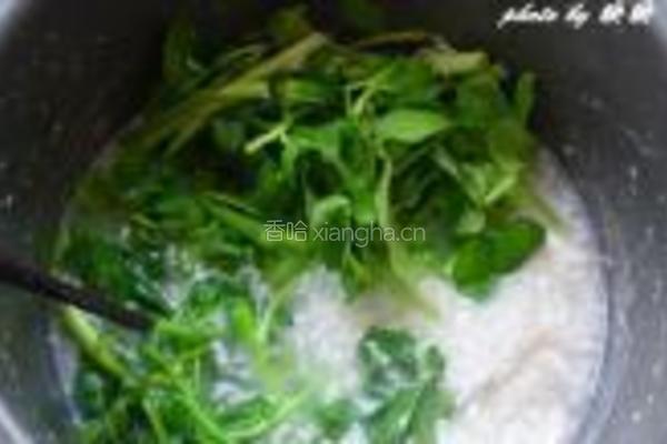 剥皮鱼西洋菜粥的做法图解5