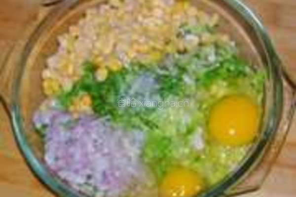 煎苦菊饼的做法图解4