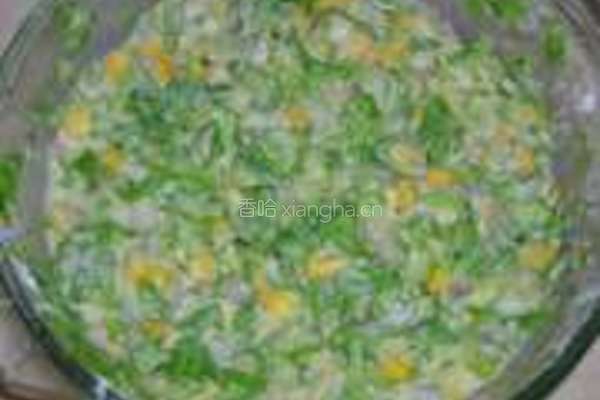 煎苦菊饼的做法图解6