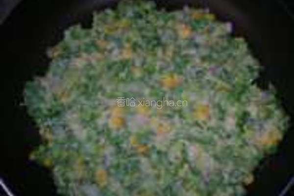 煎苦菊饼的做法图解7