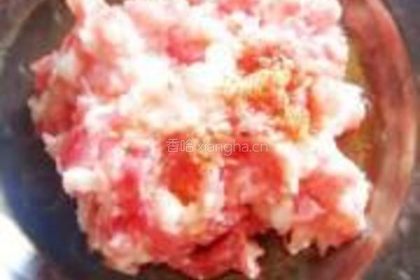 肉饼蒸蛋金银饭的做法图解4