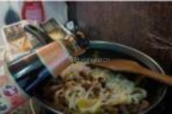 鸡胗炒河粉的做法图解11