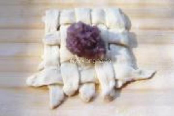 绣球蓝莓酥的做法图解8