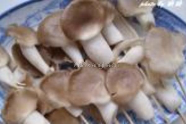 酱烤平菇的做法图解2