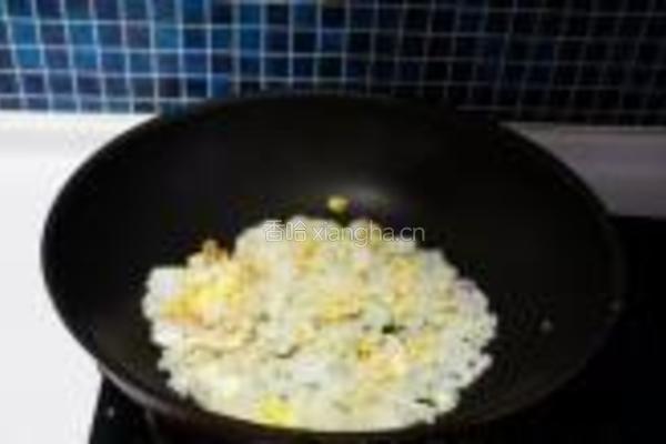 肉松蛋炒饭的做法图解4