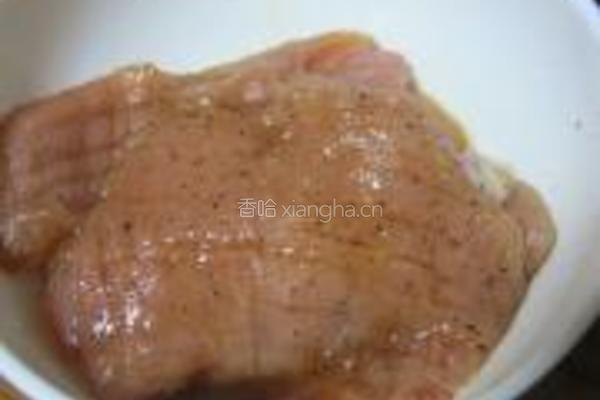 黑椒炸猪排的做法图解2