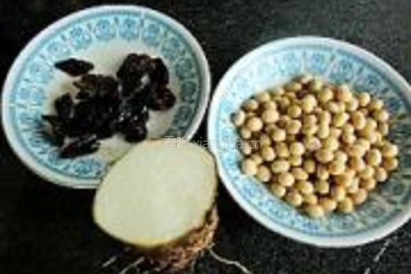 桂圆山药豆浆的做法图解1