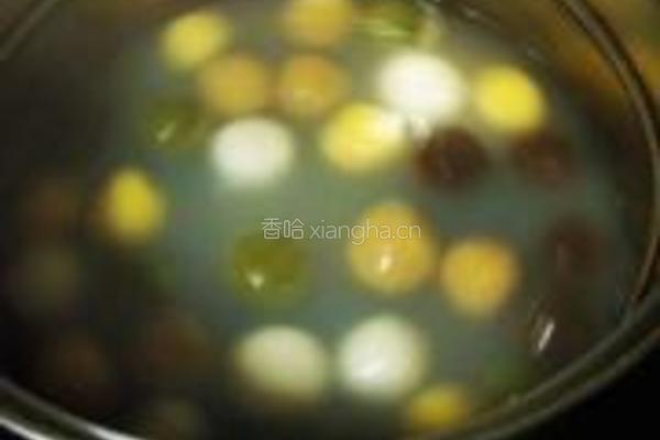 五福芝麻汤圆的做法图解11