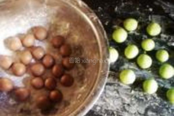 五福芝麻汤圆的做法图解9