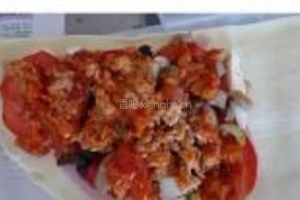 番茄金枪鱼酥派的做法图解6
