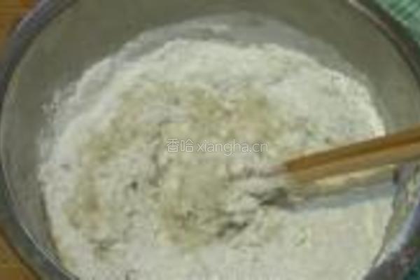 糯米豆沙芝麻炸糕的做法图解4