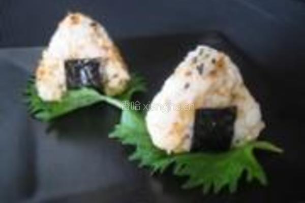 香煎菠菜饭团的做法图解20