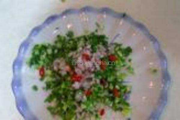 腊肉青菜炒饭的做法图解2