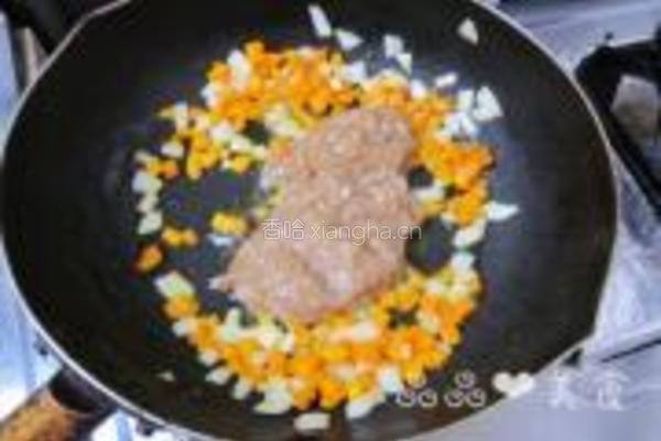 蘑菇鸡肉酱浇头面的做法图解6