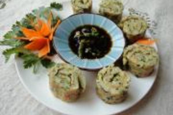 韭菜蘑菇饼的做法图解9