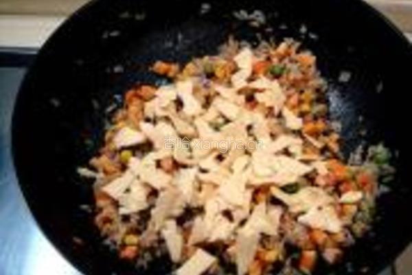 烤鸡焗饭披萨的做法图解8