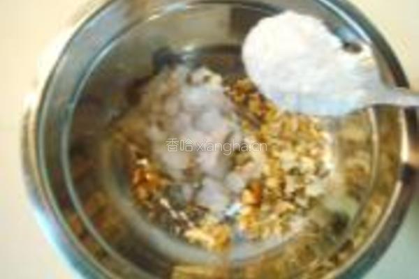 酥核桃釀墨鱼意面的做法图解12