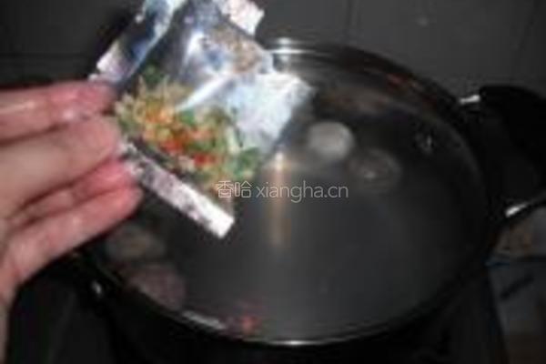 娃娃菜牛肉丸方便面的做法图解4