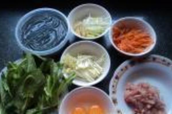 炒合菜的做法图解4