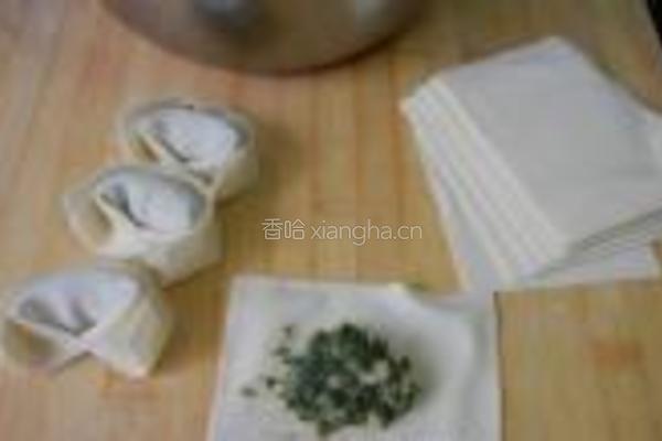蛋皮荠菜大馄饨的做法图解12