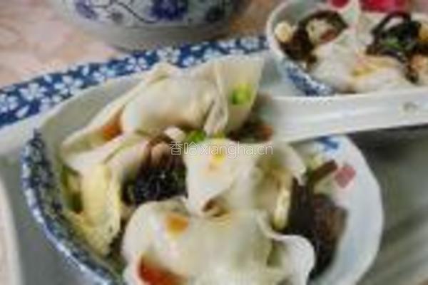 蛋皮荠菜大馄饨的做法图解18