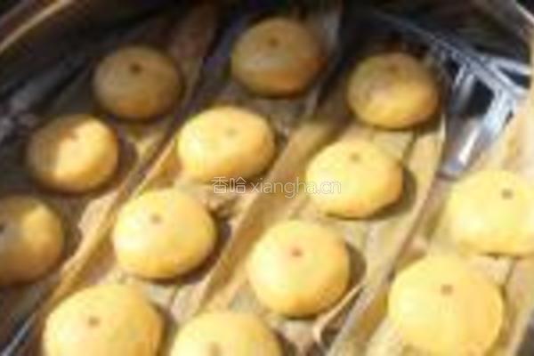 豆沙糯米果的做法图解8