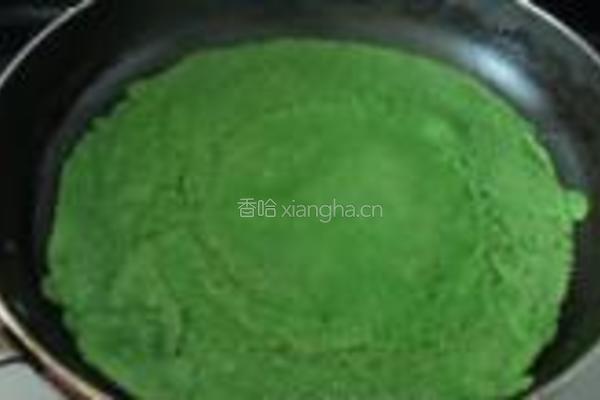 菠菜煎饼的做法图解7