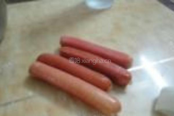 脆皮肠仔包的做法图解4