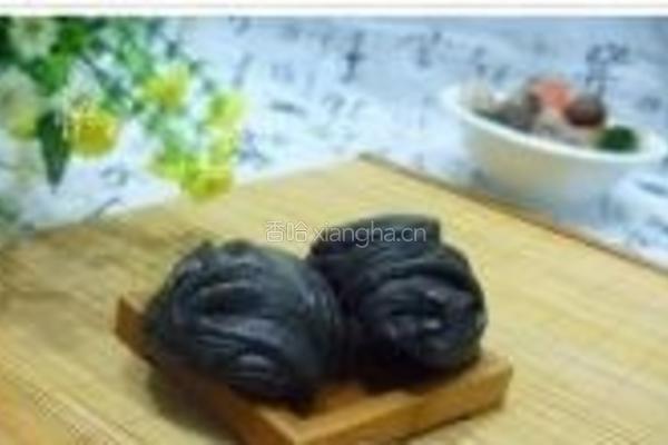 紫米黑花卷的做法图解12