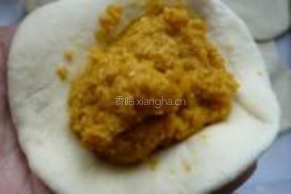 南瓜椰香包子的做法图解8