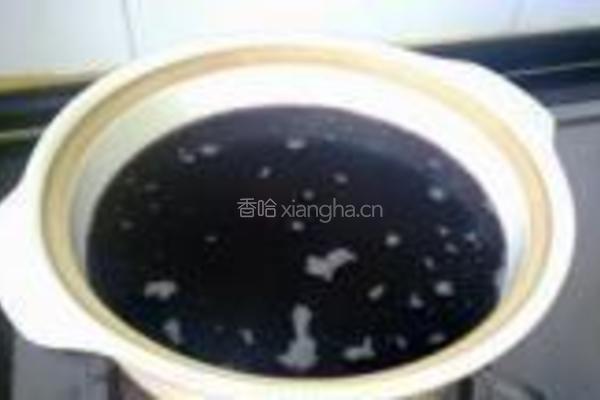 紫米冰棒的做法图解2