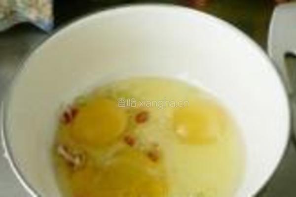 荠菜虾皮鸡蛋饼的做法图解2