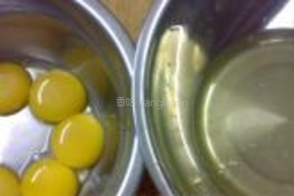 蜂蜜绿茶蛋糕的做法图解1