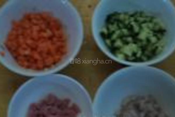 多彩饭团的做法图解1