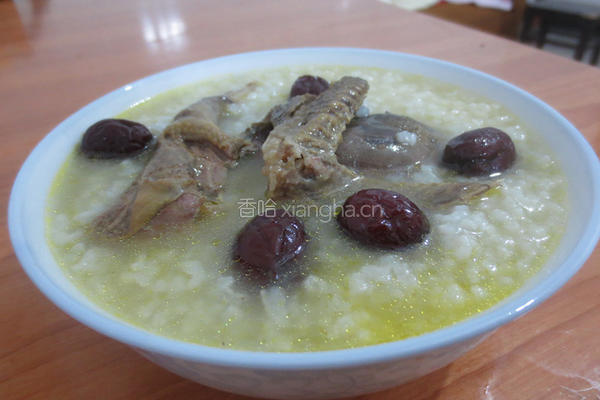 红枣鸽子粥