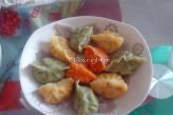 三色双菇鲈鱼饺子的做法图解19