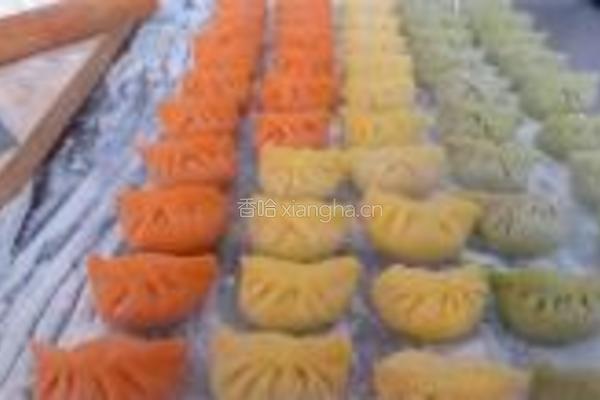 三色双菇鲈鱼饺子的做法图解14