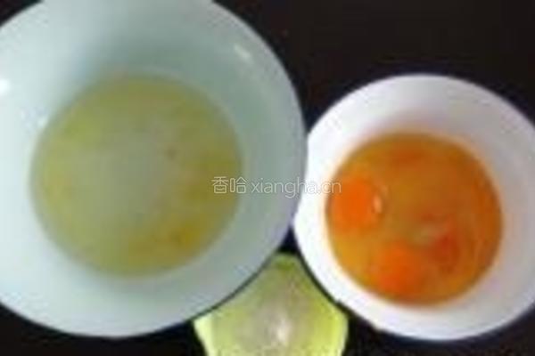 千页纹黄桃蛋糕卷的做法图解1