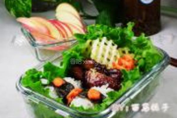 照烧鸡腿饭便当的做法图解12