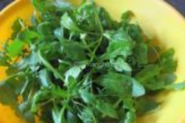 荠菜煎饼的做法图解1