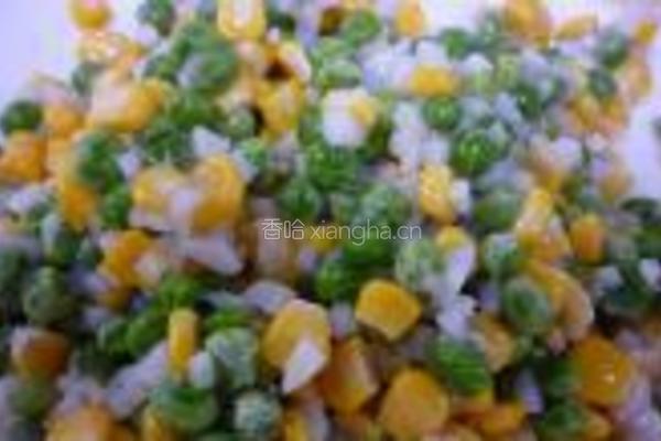 鲜贝蛋烧卖的做法图解3